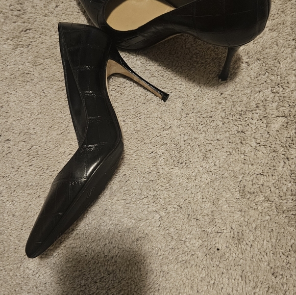 Sergio Rossi Godiva 90 croc effect leather pump - Picture 3 of 5